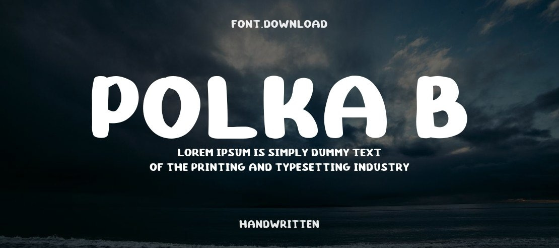 Polka B Font Family