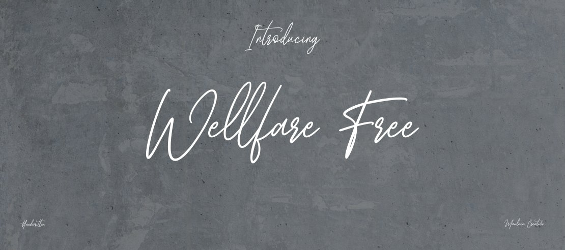 Wellfare Free Font