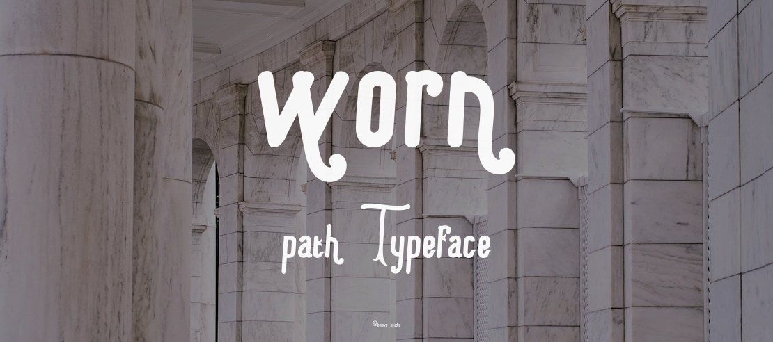 worn path Font