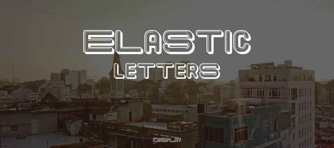 Elastic Letters Font Family