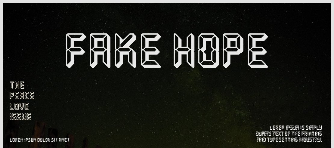 Fake Hope Font