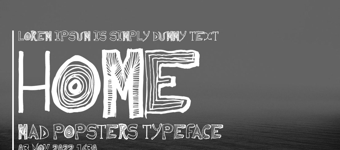 Home Mad Popsters Font