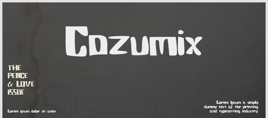 Cozumix Font