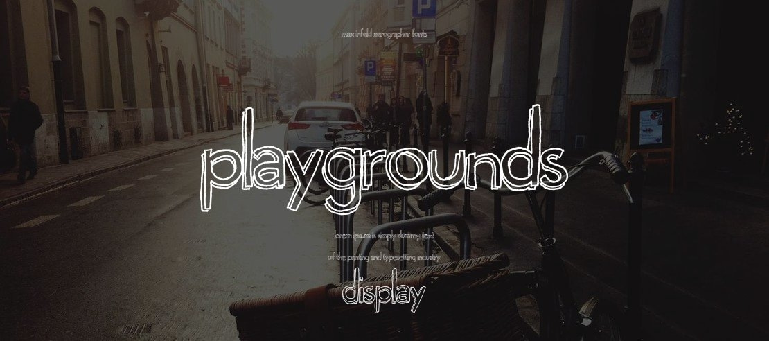 Playgrounds Font
