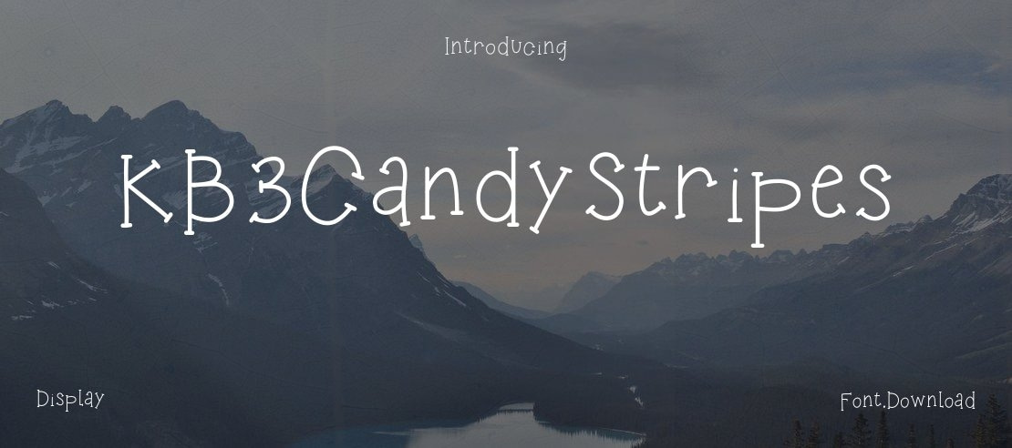 KB3CandyStripes Font