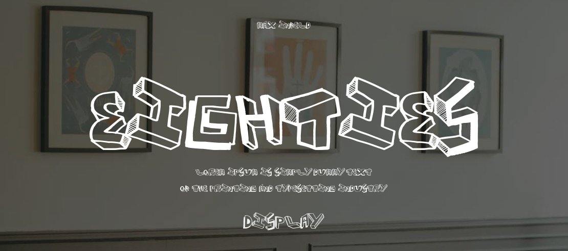 eighties Font