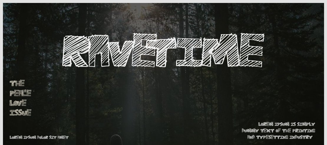 RaveTime Font