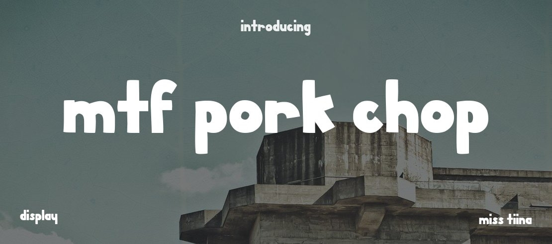 MTF Pork Chop Font