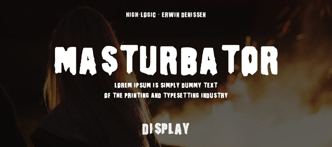 Masturbator Font