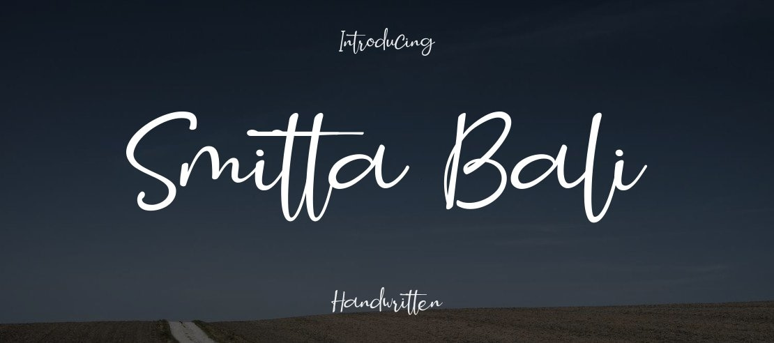 Smitta Bali Font