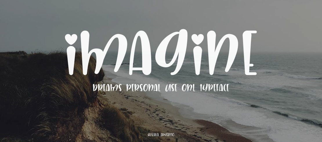 Imagine Dreams Personal Use Onl Font