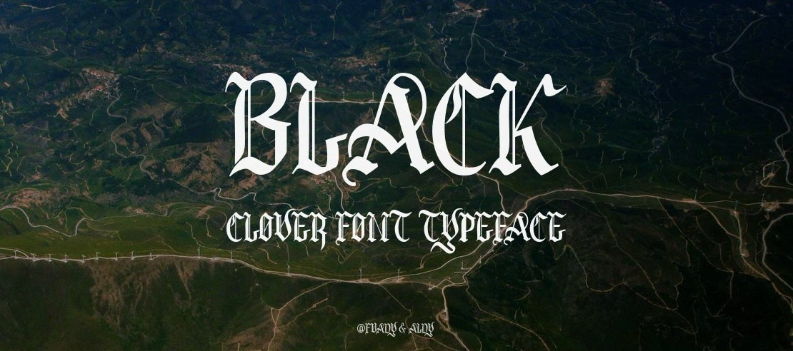 Black Clover Font