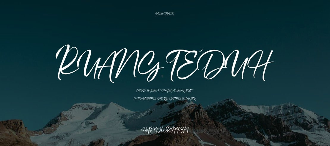 Ruang Teduh Font