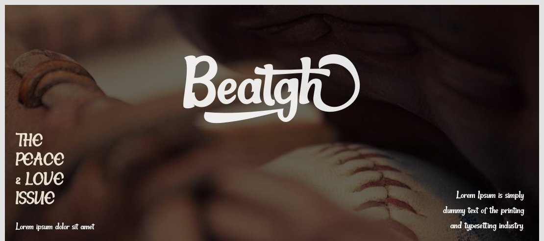 Beatgh Font