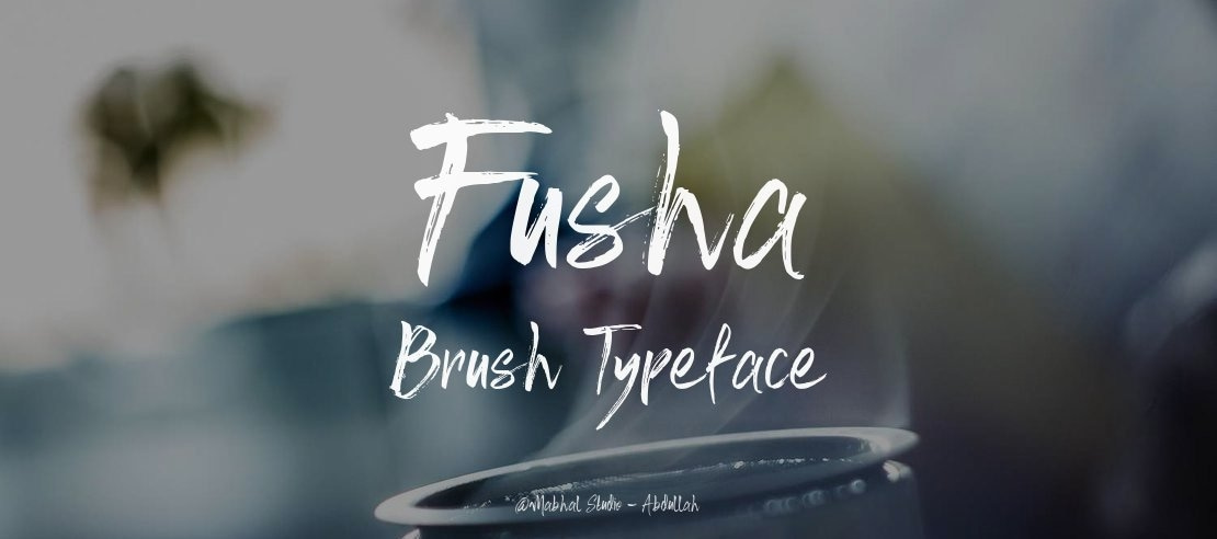 Fusha Brush Font