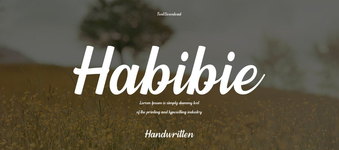 Habibie Font
