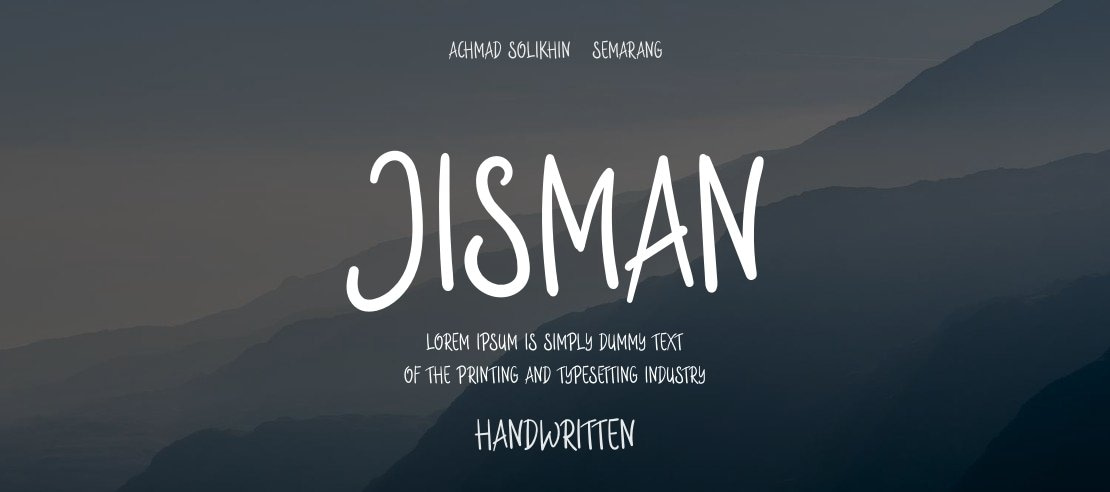 Jisman Font