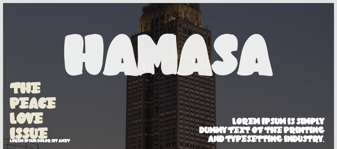 Hamasa Font