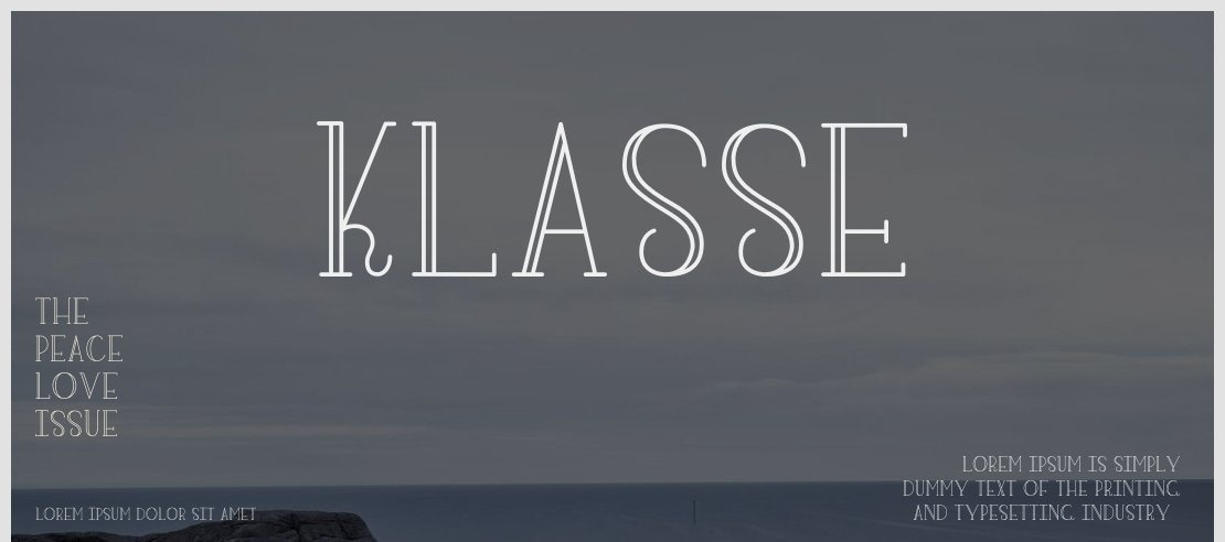 Klasse Font