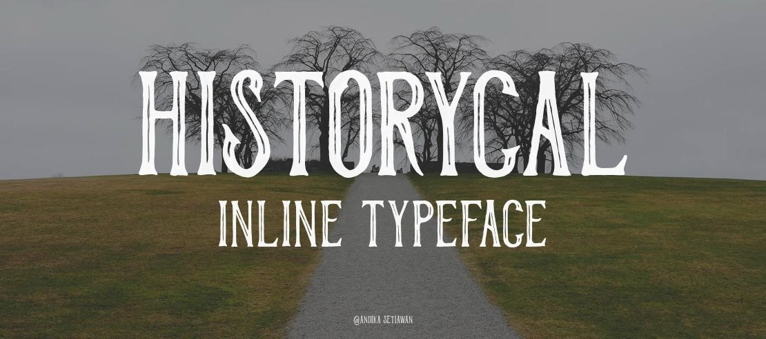 Historycal Inline Font