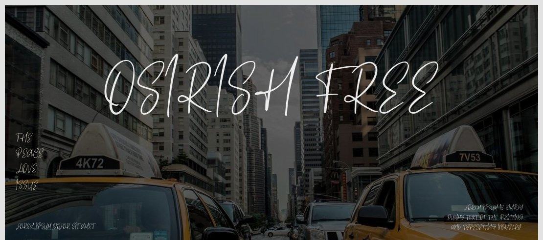 Osirish Free Font