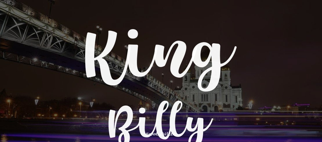 King Billy Font