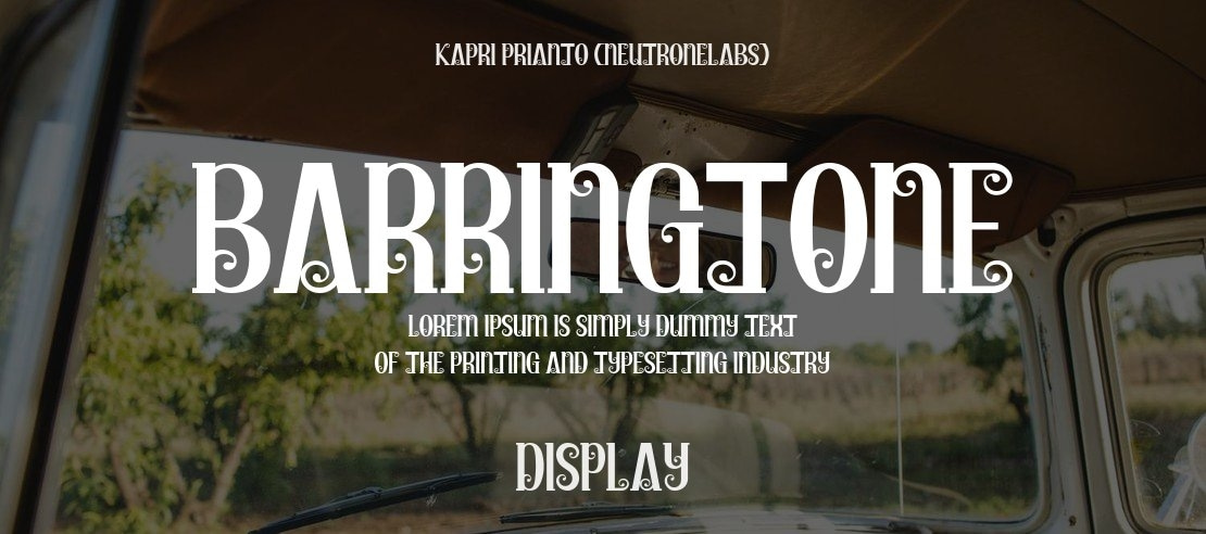 Barringtone Font