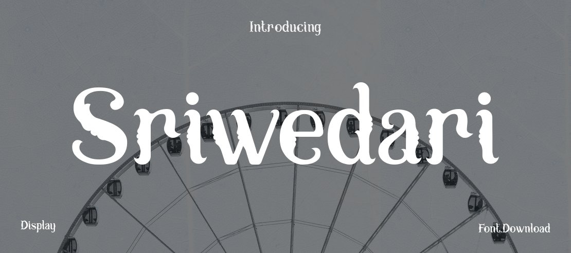 Sriwedari Font Family