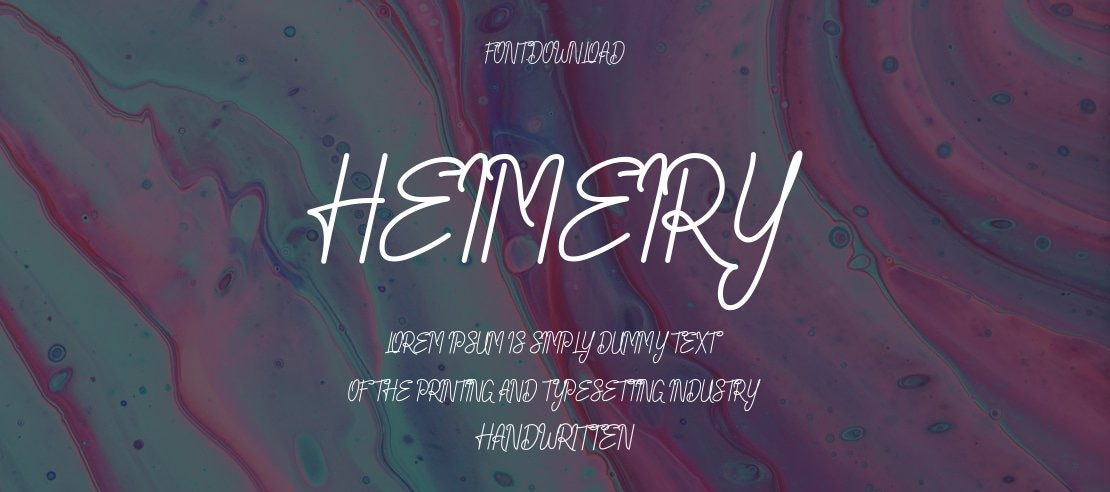 Heimeiry Font