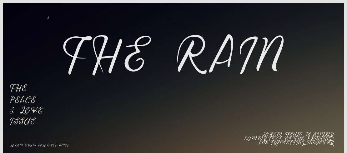 The Rain Font