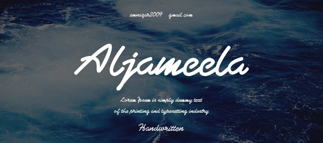 Aljameela Font