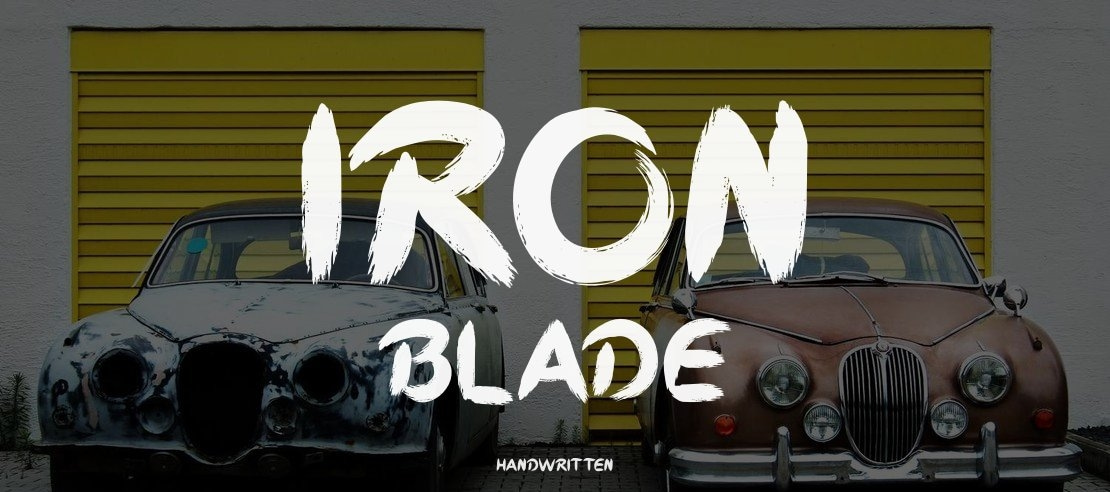 Iron Blade Font
