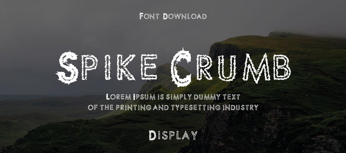 Spike Crumb Font Family