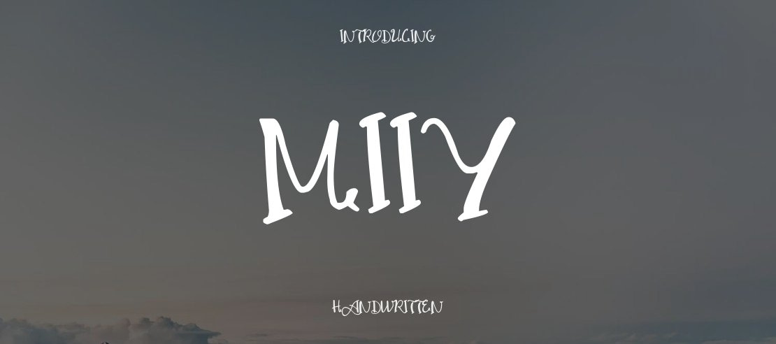 Miiy Font