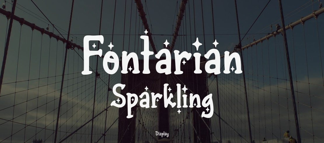 Fontarian Sparkling Font Family