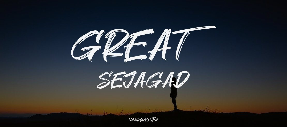 Great Sejagad Font