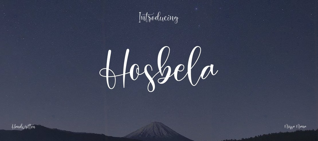 Hosbela Font