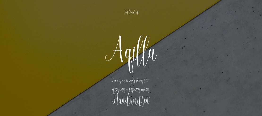 Aqilla Font