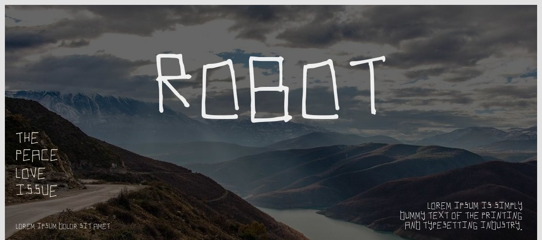 Robot Font