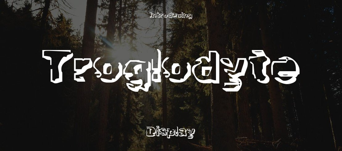 Troglodyte Font