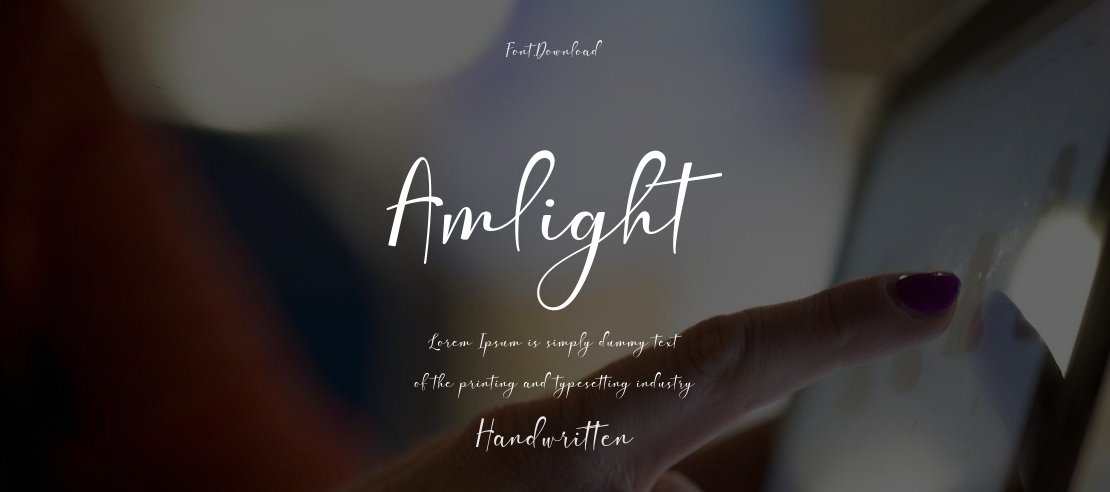 Amlight Font