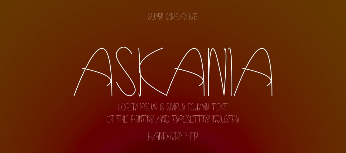 Askania Font Family