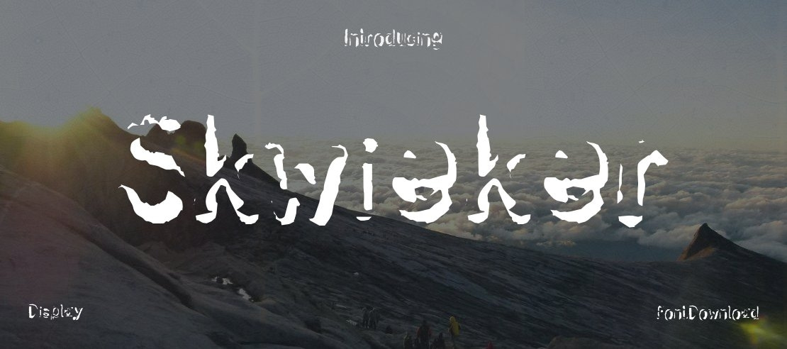 Skwieker Font