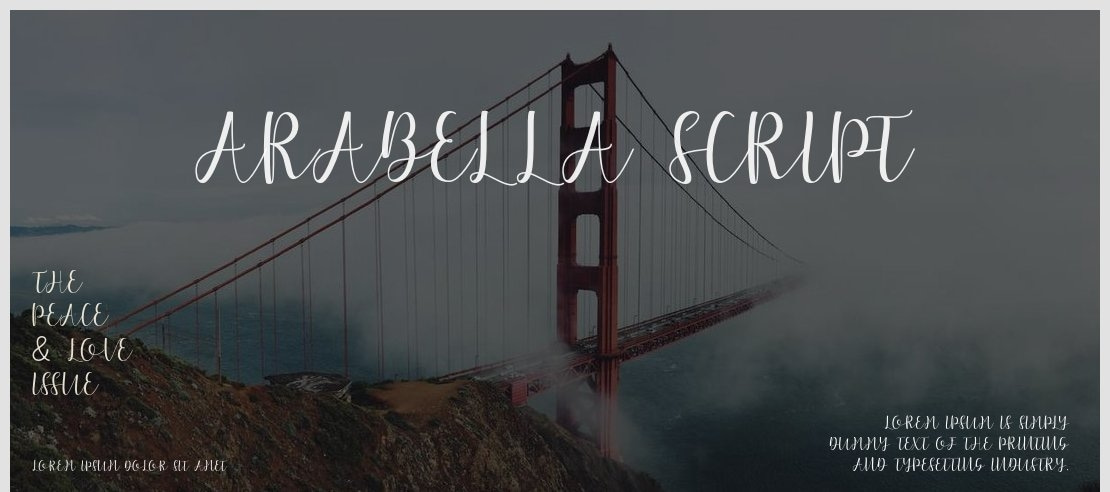 Arabella Script Font
