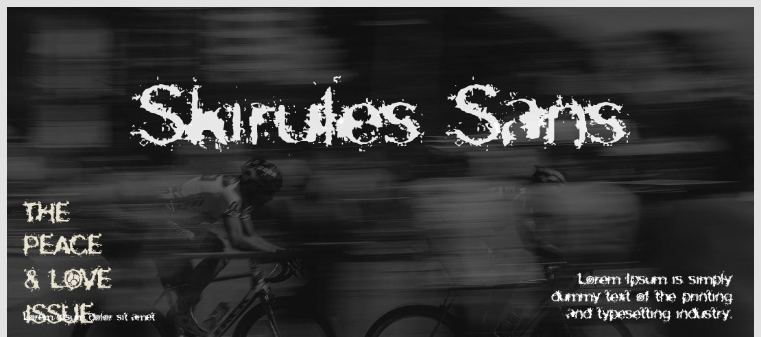 Skirules Sans Font