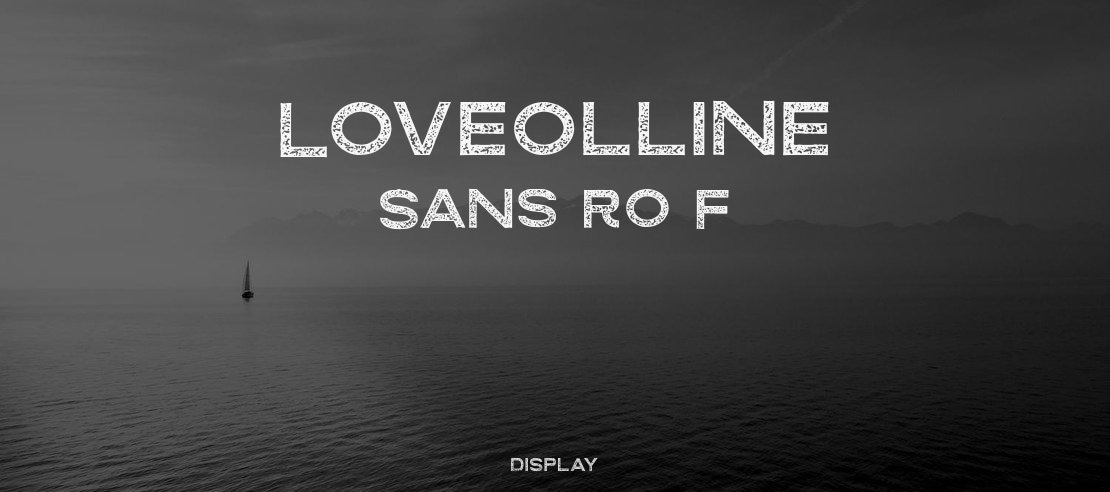 Loveolline Sans Ro F Font