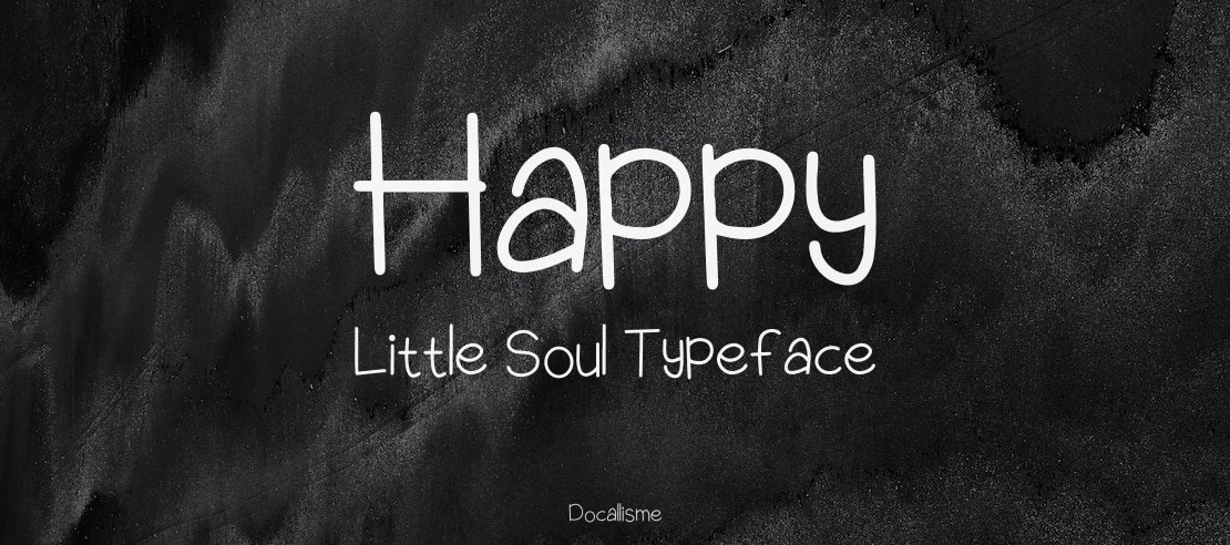 Happy Little Soul Font