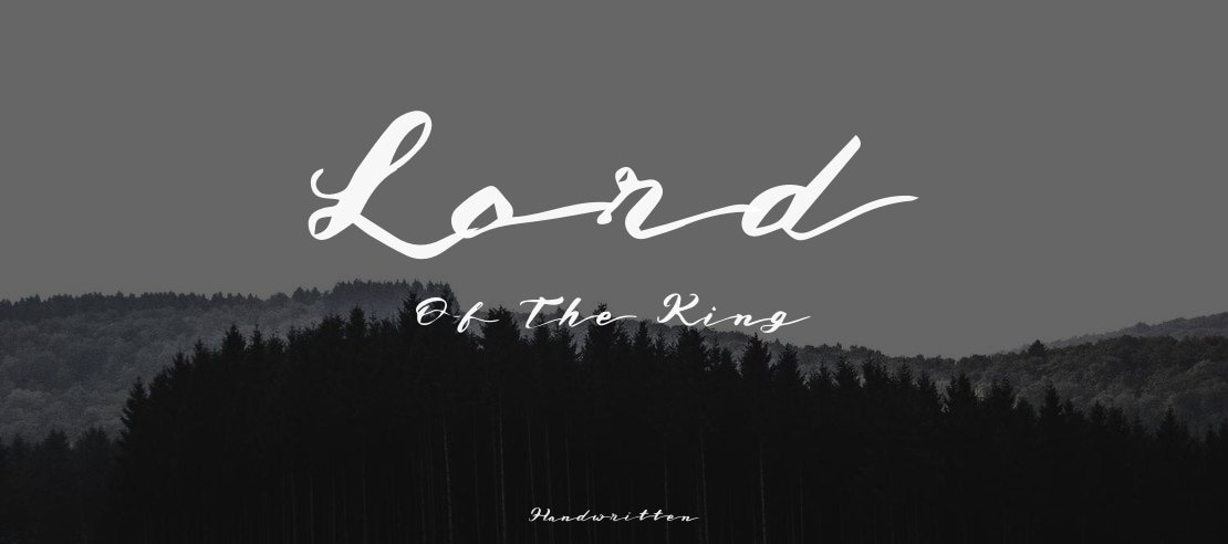 Lord Of The King Font