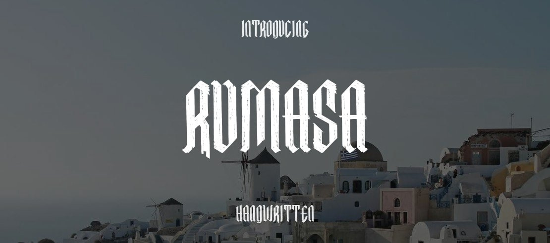 RUMASA Font