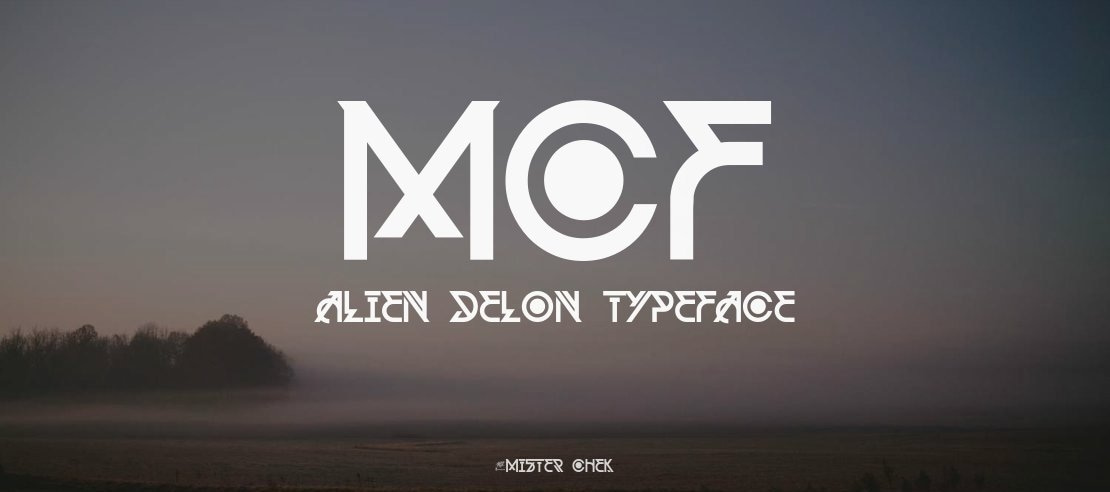 MCF Alien Delon Font